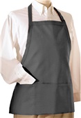 Edwards Bib Apron with Three Pockets 079 STEEL GREY Primary