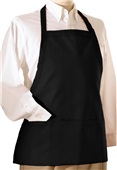 Edwards Bib Apron with Three Pockets 010 BLACK Primary