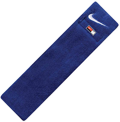 navy blue nike football towel