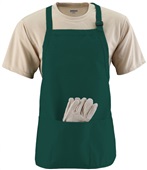 Augusta Medium Length Apron With Pockets DARK GREEN Primary