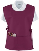 Augusta Sportswear Adjustable Smock Apron MAROON Primary