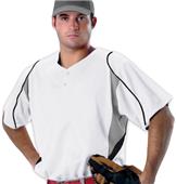 Alleson 529 2-Button eXtreme Henley Baseball Jerseys