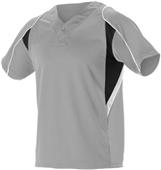 Alleson 529 2-Button eXtreme Henley Baseball Jerseys