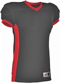Alleson Adult Youth eXtreme Mesh Football Jersey BLACK/SCARLET Primary