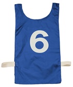 Youth Numbered Heavyweight Nylon Pinnies (DOZENS)