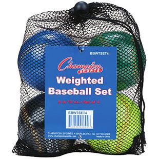 Champion sports weighted training baseball sales set