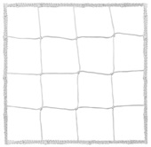 24' x 8' x 4' x 10' Official 3MM Twisted Soccer Nets (PAIR)