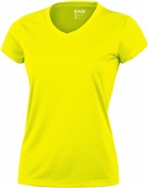Baw Ladies Short Sleeve Xtreme-Tek T-Shirts UPF 50 NEON YELLOW Primary
