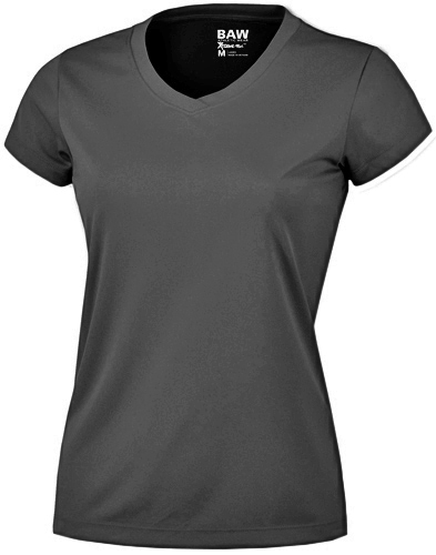 Baw Ladies Short Sleeve Xtreme-Tek T-Shirts BLACK 