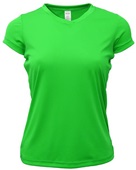 Baw Ladies Short Sleeve Xtreme-Tek T-Shirts UPF 50 NEON GREEN Primary