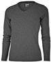 Baw Ladies Long Sleeve Xtreme-Tek Heather T-Shirts UPF 50 HEATHER BLACK Primary