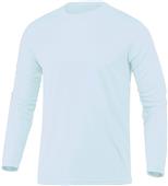 Baw Men's Long Sleeve Xtreme-Tek T-Shirts ICE BLUE Primary