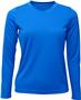 Baw Ladies Long Sleeve Xtreme-Tek T-Shirts UPF 50 ELECTRIC BLUE Primary