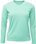 Baw Ladies Long Sleeve Xtreme-Tek T-Shirts UPF 50 SEA FOAM Primary