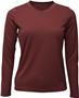 Baw Ladies Long Sleeve Xtreme-Tek T-Shirts UPF 50 CARDINAL Primary