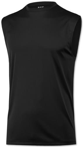 Baw Mens Sleeveless Xtreme-Tek Shirts BLACK 