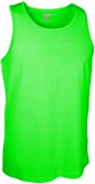 Baw Men's Sleeveless Marathon Singlet NEON GREEN Primary