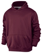 Baw Youth Pullover Hooded Sweatshirts MAROON Primary