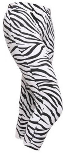 Girls zebra print leggings sale