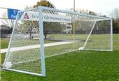 24'Wx8'H Aluminum Shoot-Out No-Tip Portable Soccer Goals (PAIR)