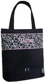 Sassi Designs Damask Dance Meduim Tote Bag