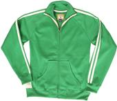 J America Adult Vintage Poly Fleece Track Jackets