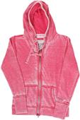 J America Ladies Zen Full Zip Hooded Sweatshirt