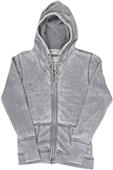 J America Ladies Zen Full Zip Hooded Sweatshirt