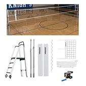 Porter Powr Line Competition Plus Volleyball Package 3.5" Diameter