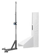 Porter Powr Line 3.5" T-Base Telescoping Center Volleyball Standard With Pad (EACH)