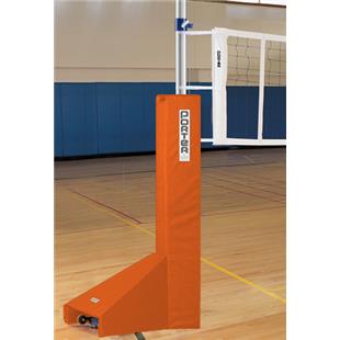 Powr-Rib II Portable Volleyball End Standards With Padding