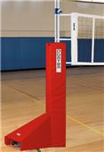 Powr-Rib II Portable Volleyball End Standards With Padding