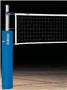 Porter Economy Steel Volleyball Standards w/ Pads