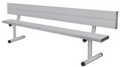 Porter Aluminum Portable Bench with Back
