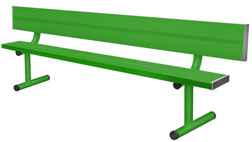 Porter Aluminum Portable Bench with Back. Free shipping.  Some exclusions apply.
