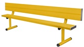 Porter Aluminum Portable Bench with Back