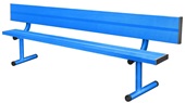 Porter Aluminum Portable Bench with Back