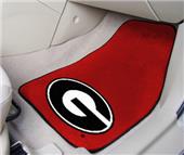 Fan Mats Univ of Georgia Red Carpet Car Mats (set)