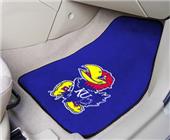 Fan Mats Univ of Kansas Carpet Car Mats (set)