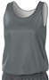 A4 Reversible Women's Mesh Basketball Tank Jerseys Outside: GRAPHITE, Inside: WHITE Primary