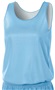 A4 Women's Reversible Mesh Basketball Tank Jersey Outside: LIGHT BLUE, Inside: WHITE Primary