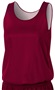 Outside: MAROON, Inside: WHITE