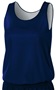 A4 Reversible Women's Mesh Basketball Tank Jerseys Outside: NAVY, Inside: WHITE Primary