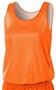 A4 Reversible Women's Mesh Basketball Tank Jerseys Outside: ORANGE, Inside: WHITE Primary