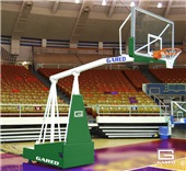 Gared Hoopmaster Collegiate Portable Basketball Backstop 8' Boom