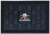 Fan Mats Nebraska BlackShirts Medallion Door Mat