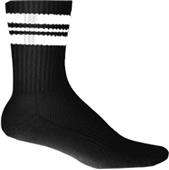 Kaepa Womens Volleyball Crew Socks (PAIR) (Black,Navy,Red,White)