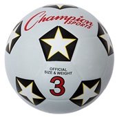 Champion Sports Rubber Cover Soccer Balls