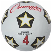 Champion Sports Rubber Cover Soccer Balls