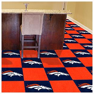 NFL Denver Broncos Carpet Tiles